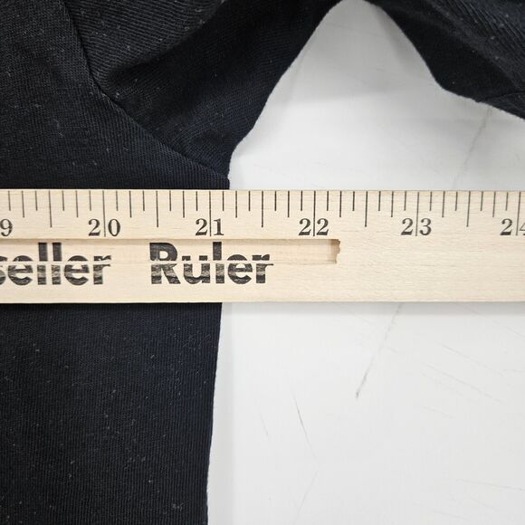 Rebel Vengeance Shirt Mens Large Black Skulls Thunder Graphic Tee Short Sleeve L - Picture 7 of 9